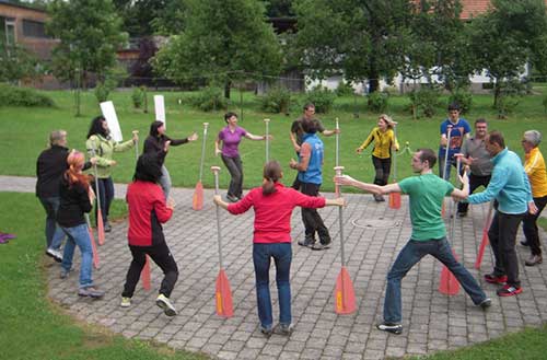 Firmenevent Gruppe